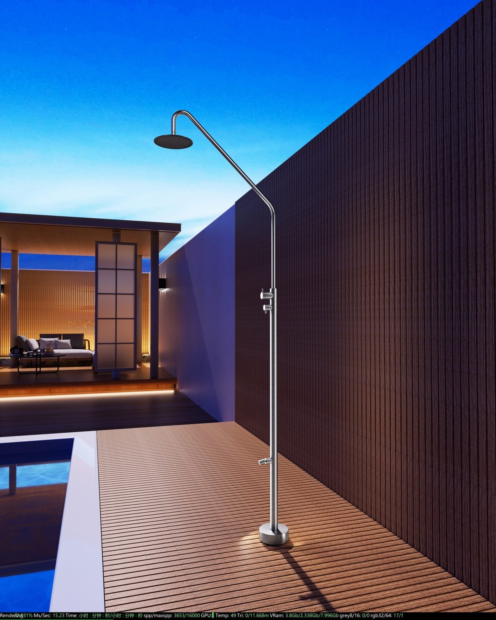 Ducha de piscina DAKOTA - BricoandPool