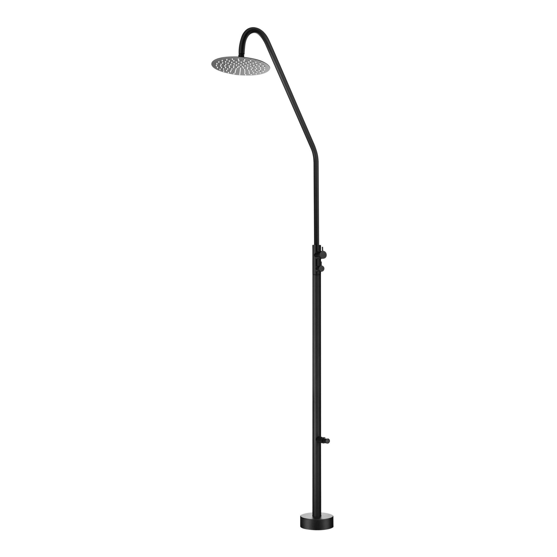 Ducha de piscina DAKOTA Negro mate - BricoandPool