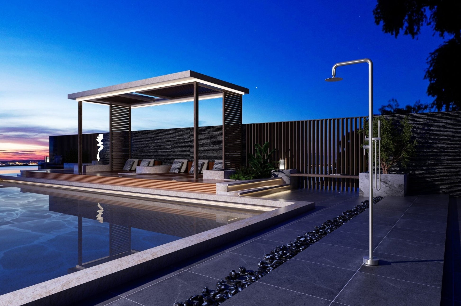 Ducha de piscina FLORIDA - BricoandPool