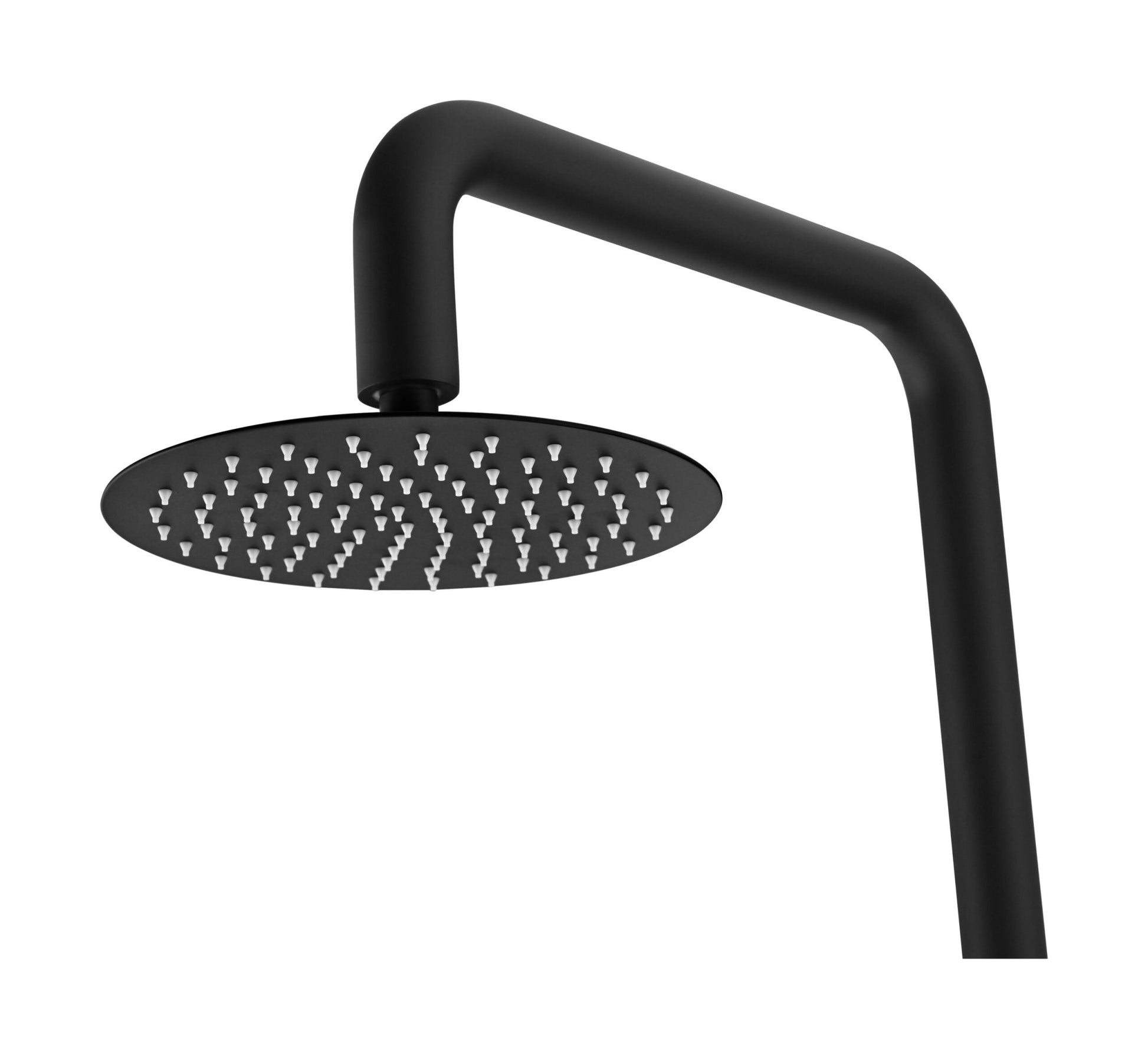 Ducha de piscina FLORIDA ACERO Negro mate - BricoandPool