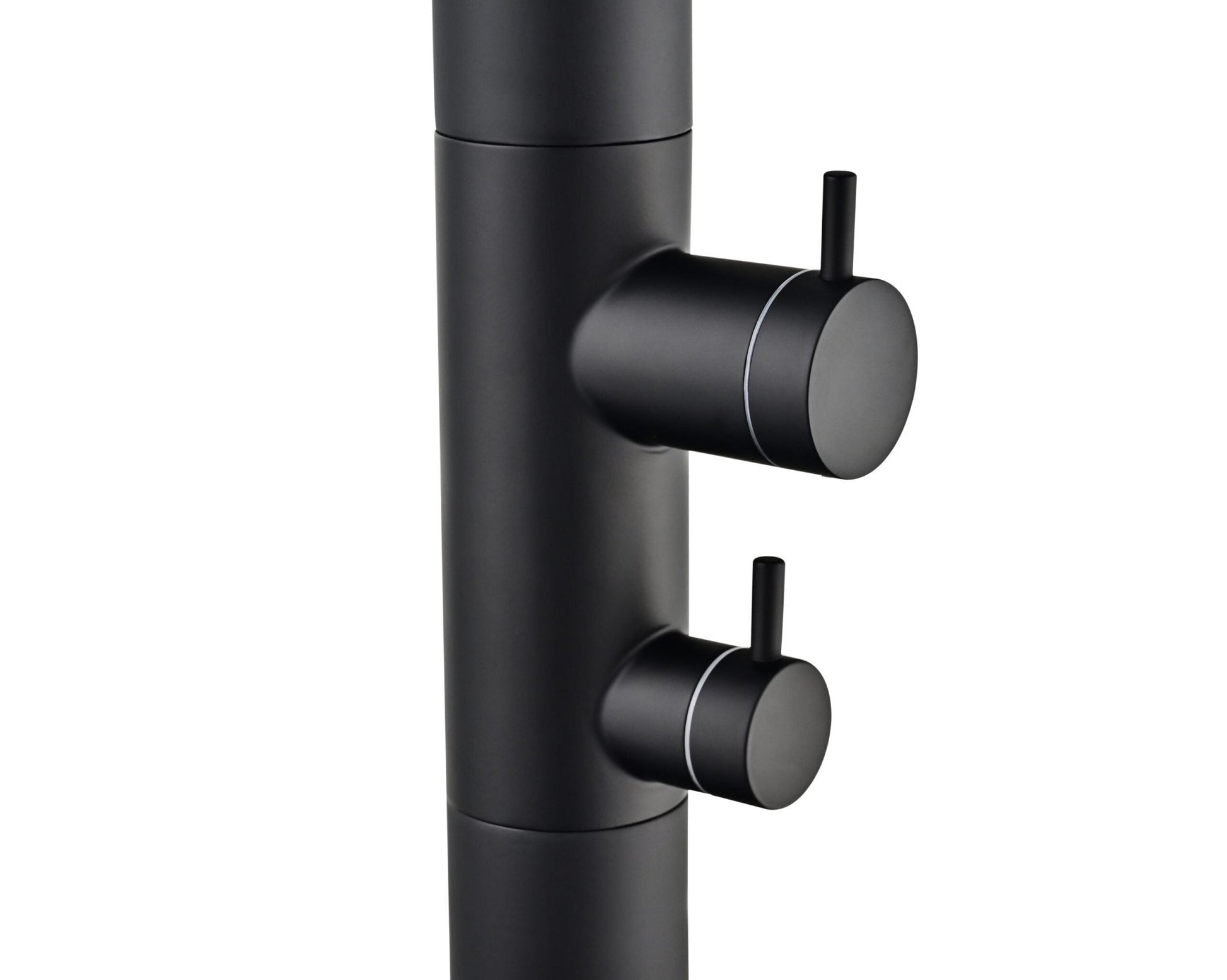 Ducha de piscina MICHIGAN Negro mate - BricoandPool