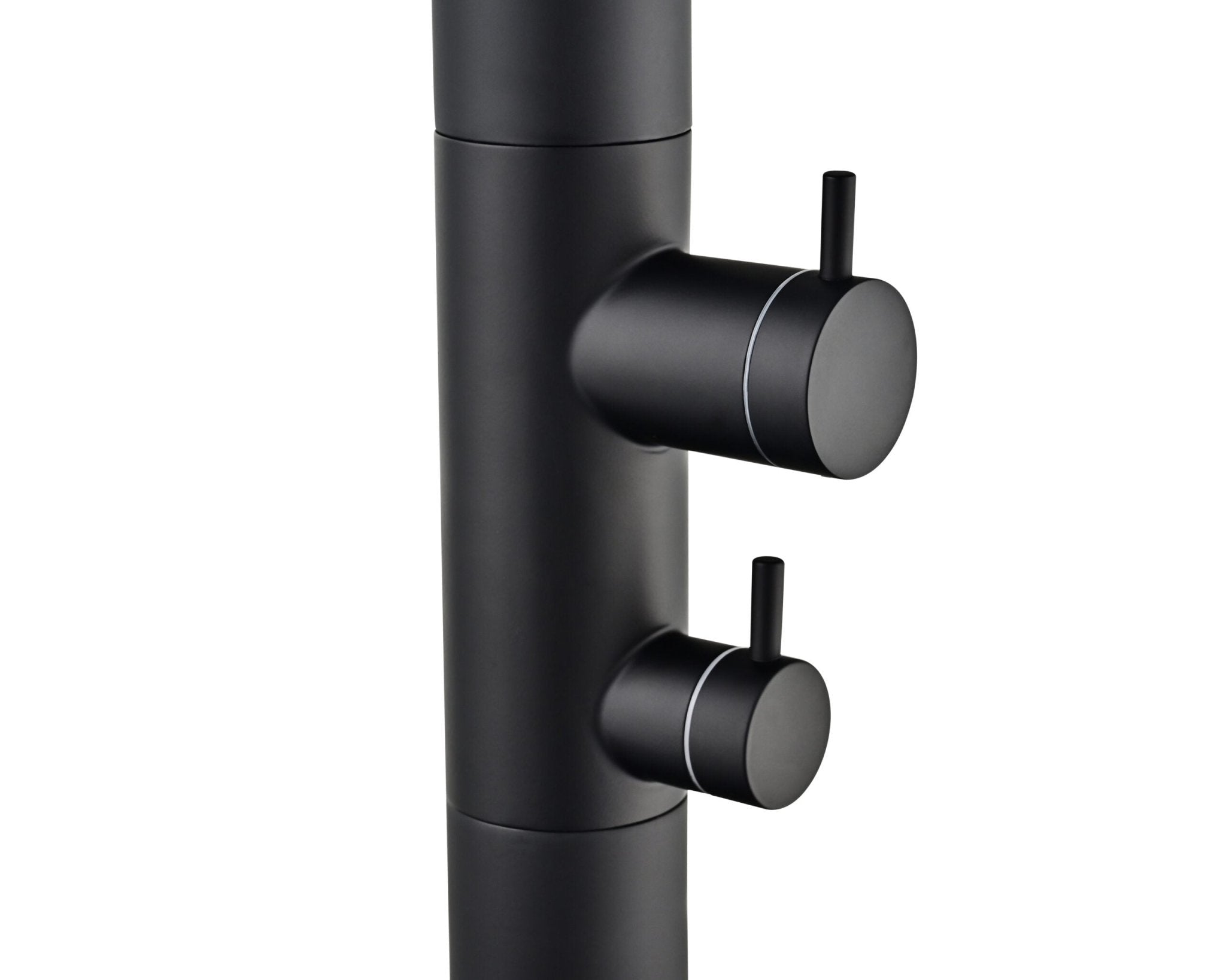 Ducha de piscina MICHIGAN Negro mate - BricoandPool