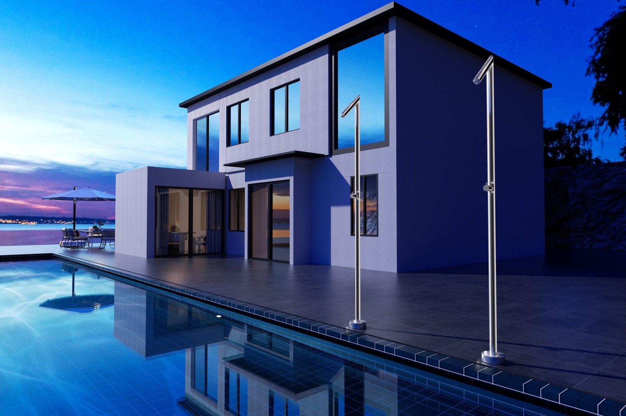 Ducha de piscina OKLAHOMA - BricoandPool