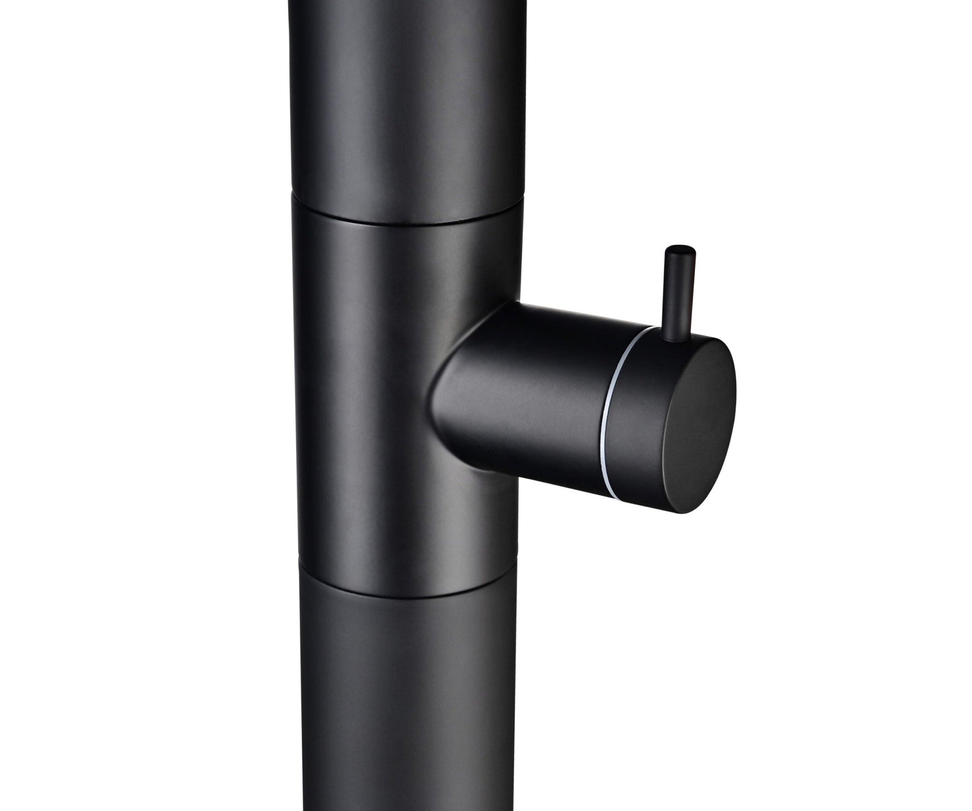 Ducha de piscina OREGÓN Negro mate - BricoandPool