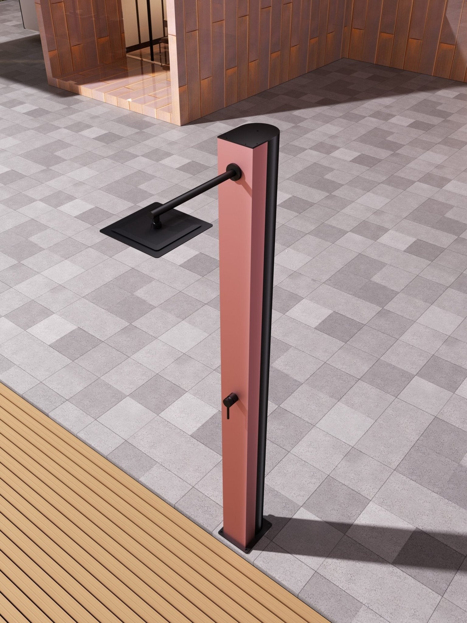 Ducha de piscina PHOENIX Rosa - BricoandPool