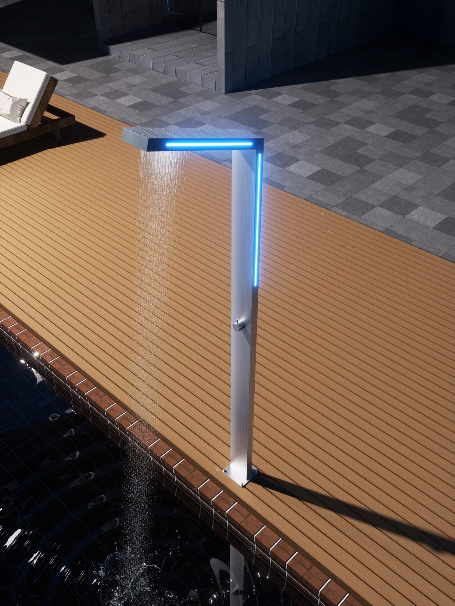 Ducha de piscina SENSE LED LIGHT - BricoandPool