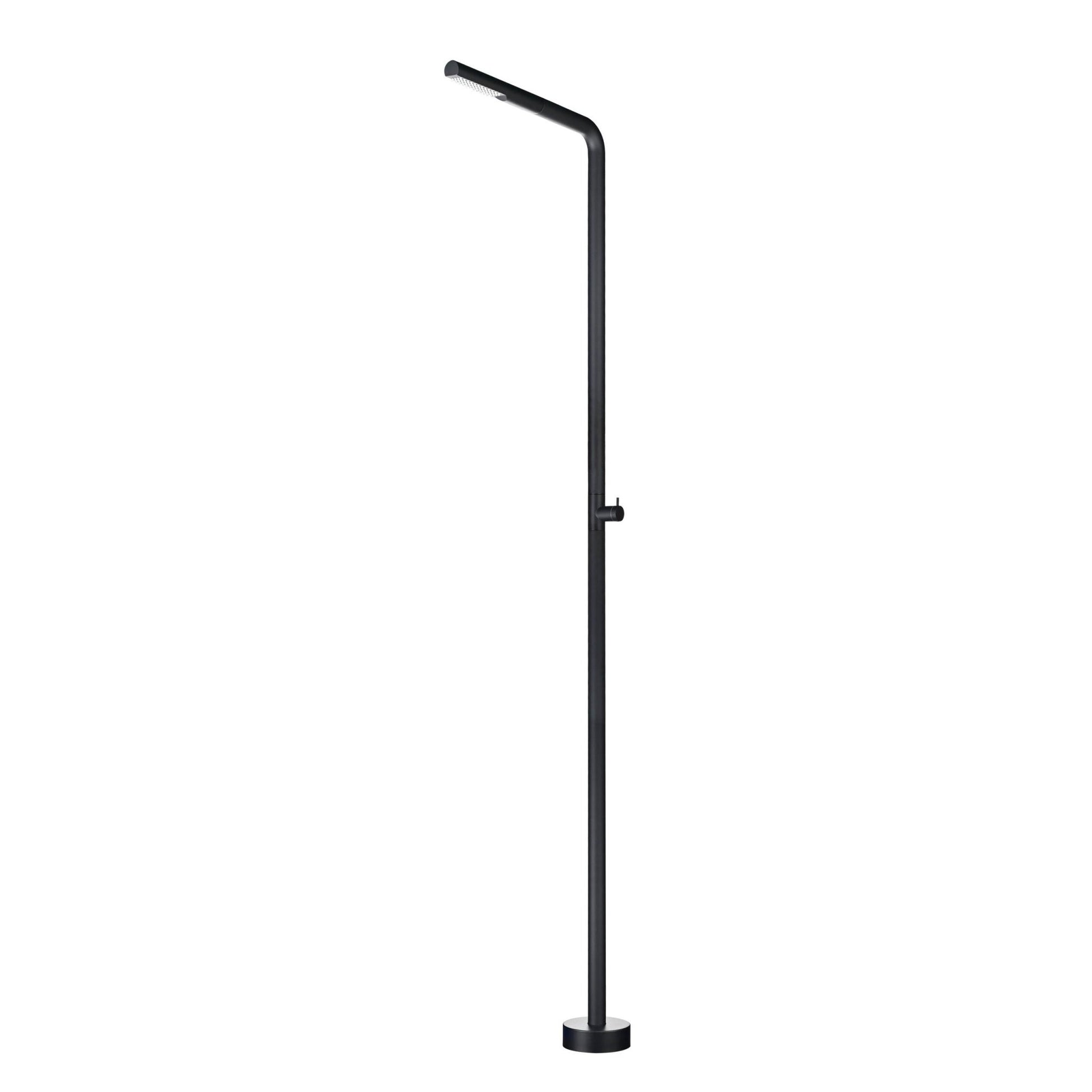 Ducha de piscina TEXAS Negro mate - BricoandPool