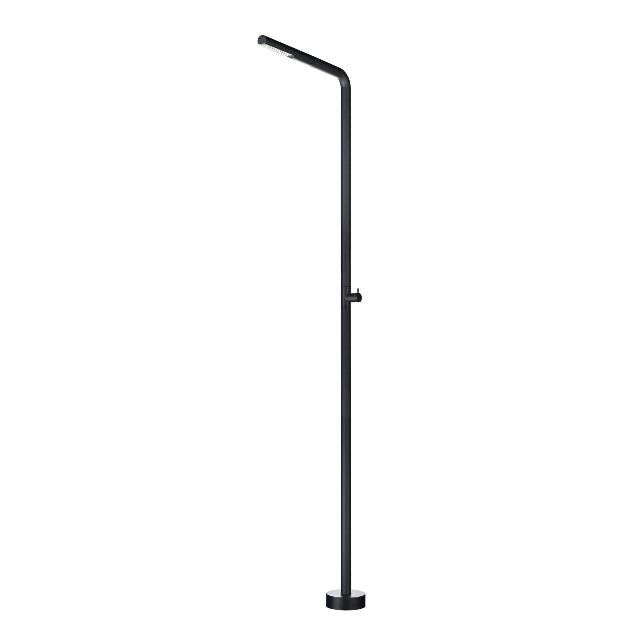 Ducha de piscina TEXAS Negro mate - BricoandPool