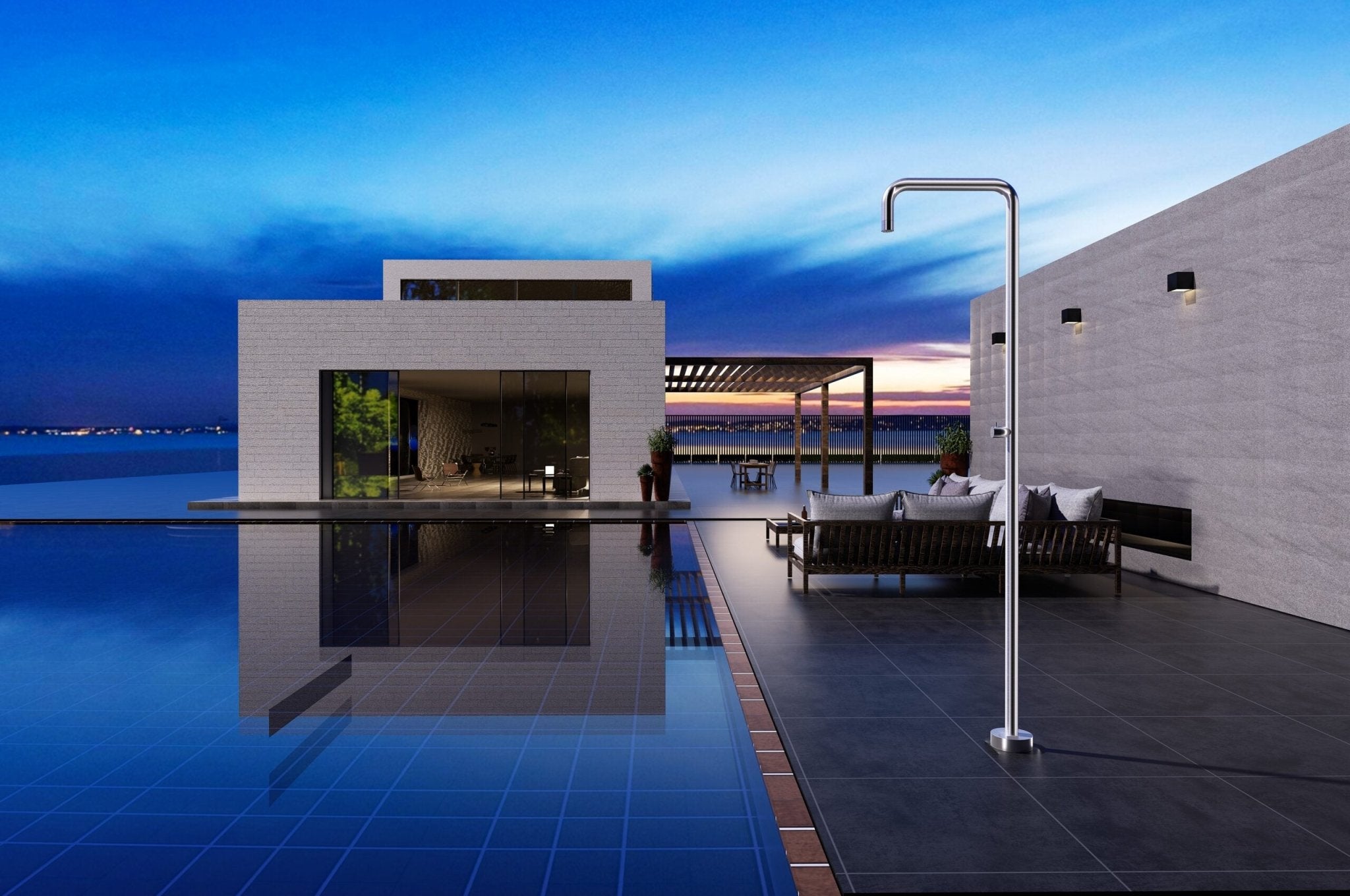 Ducha de piscina UTAH - BricoandPool