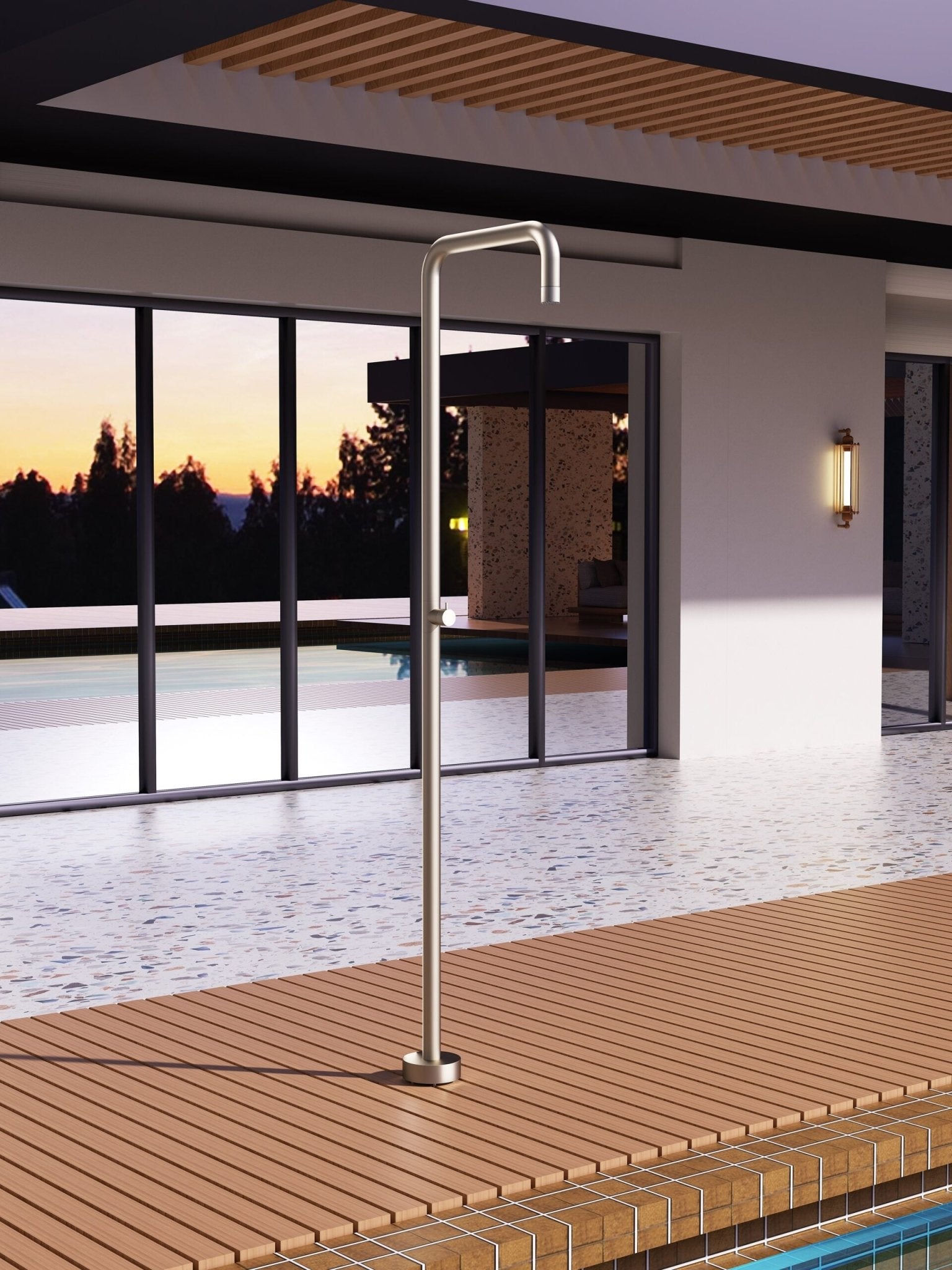 Ducha de piscina UTAH Moka - BricoandPool