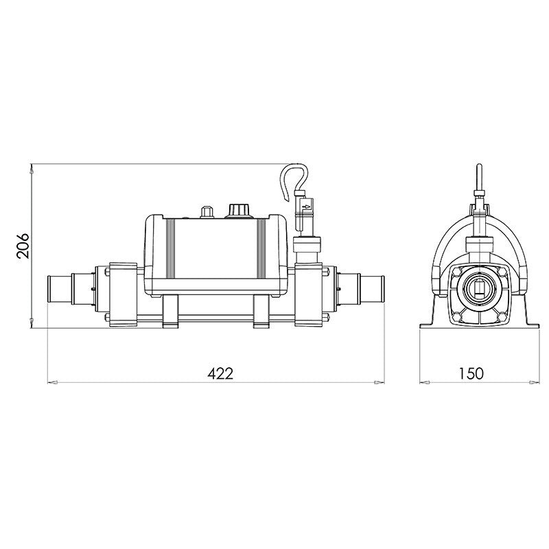 Elecro - Calentador Eléctrico piscina Nano - BricoandPool