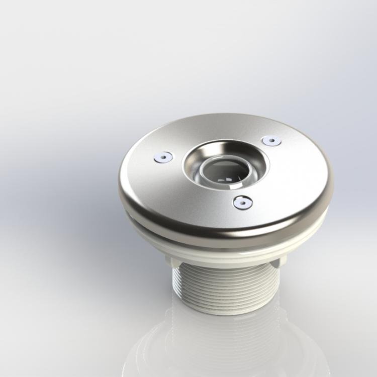 Embellecedor en Inox para boquilla de impulsión y aspiracion Astralpool - BricoandPool