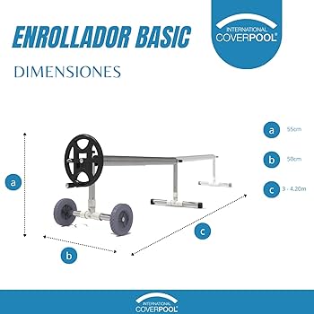 Enrollador de piscina telescopico - BricoandPool
