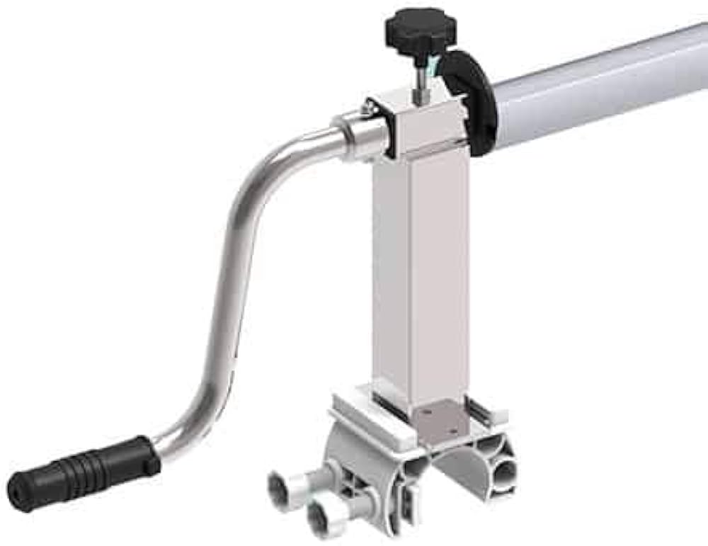 Enrollador de piscina telescopico con manivela - BricoandPool