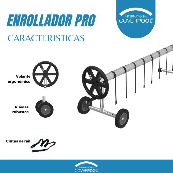 Enrollador de piscina telescopico Pro - BricoandPool