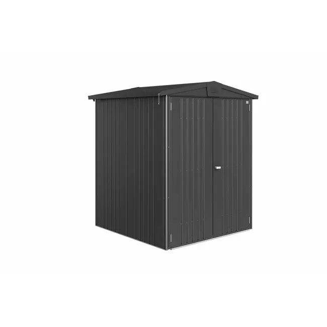 Biohort – Europa Caseta metálica de jardín en color Gris oscuro metálico