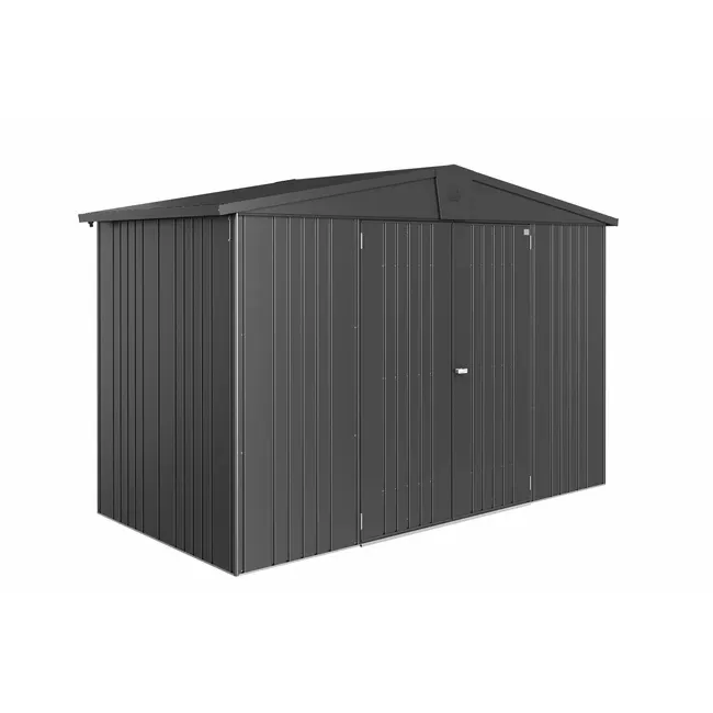 Biohort – Europa Caseta metálica de jardín en color Gris oscuro metálico