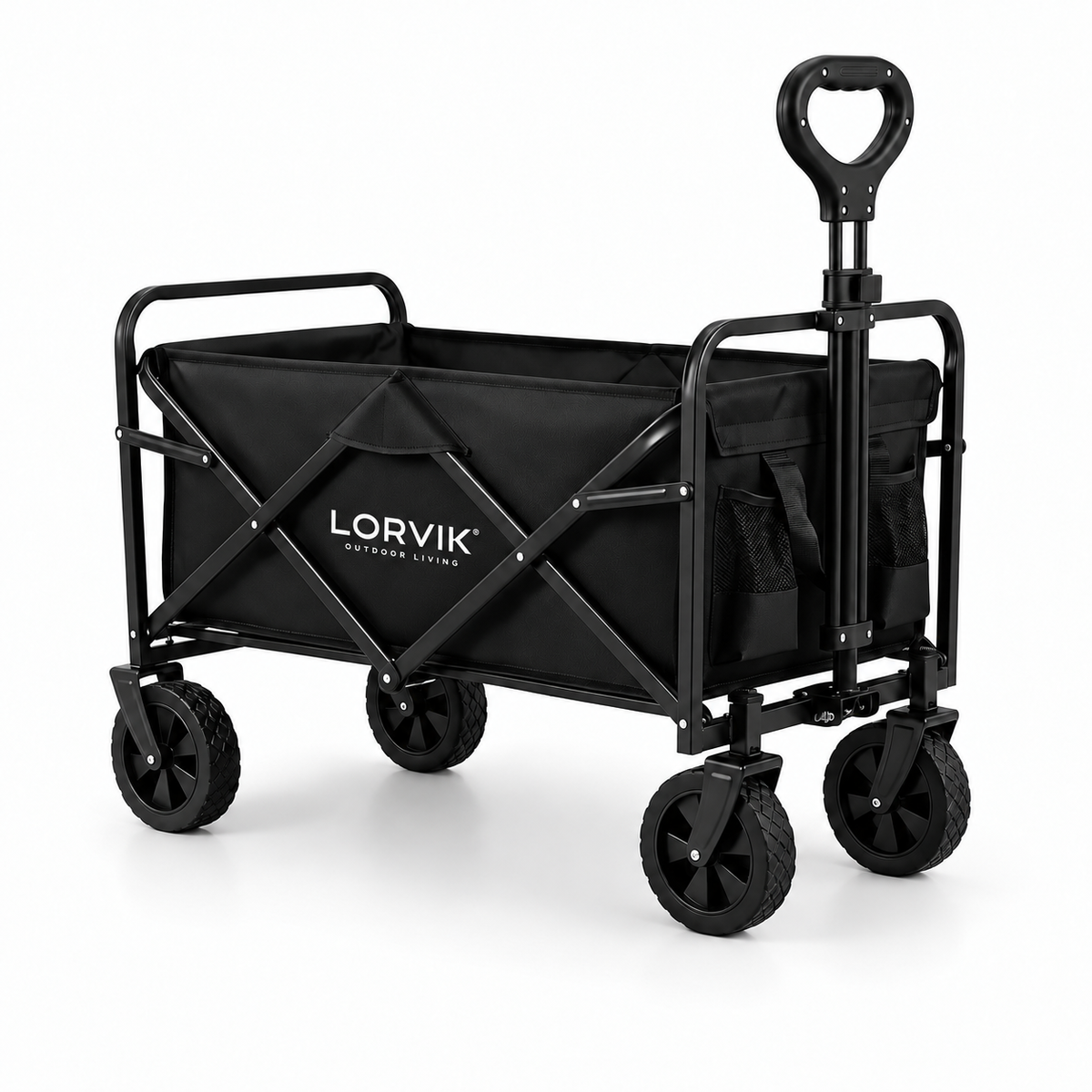 Opvouwbare all-terrain-kar met draagvermogen van 75 Kg