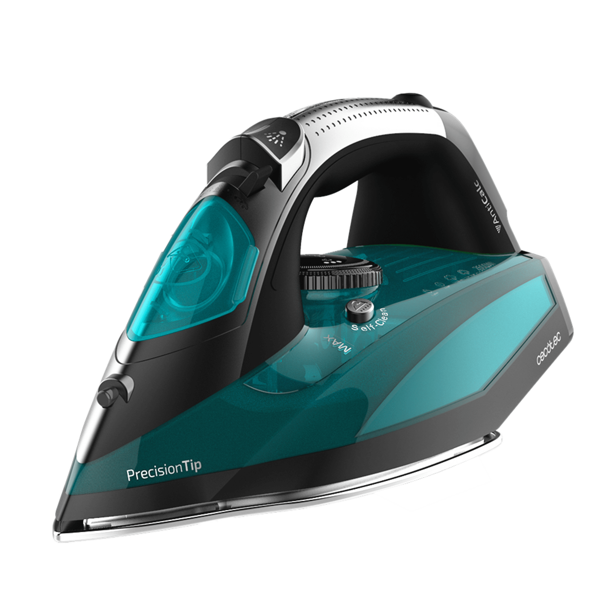 Cecotec Plancha de Vapor FastFurious 5020 Force 2600 W Turbo Slide Aluminio Self Clean