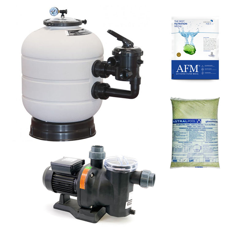 Millenium Astralpool + Pump Sena + Filtre en verre