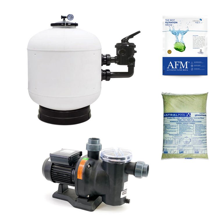 Filtro Skypool + Bomba Sena + Vidrio - BricoandPool