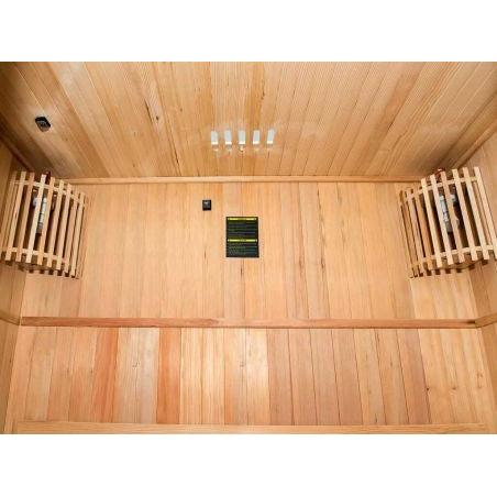 France Sauna - Zen 2 Sauna tradicional de vapor - BricoandPool