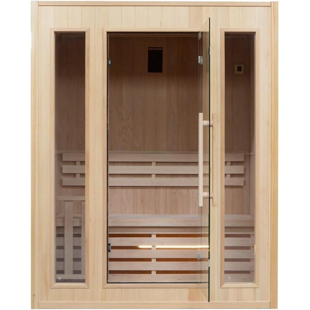 France Sauna - Zen 3 Sauna tradicional de vapor - BricoandPool