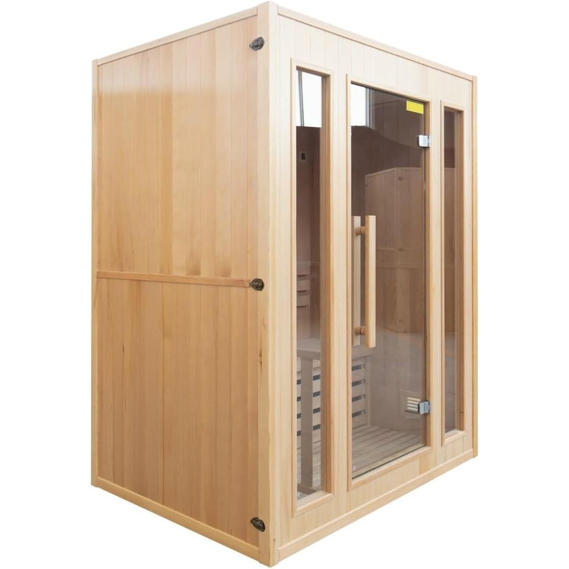 France Sauna - Zen 3 Sauna tradicional de vapor - BricoandPool