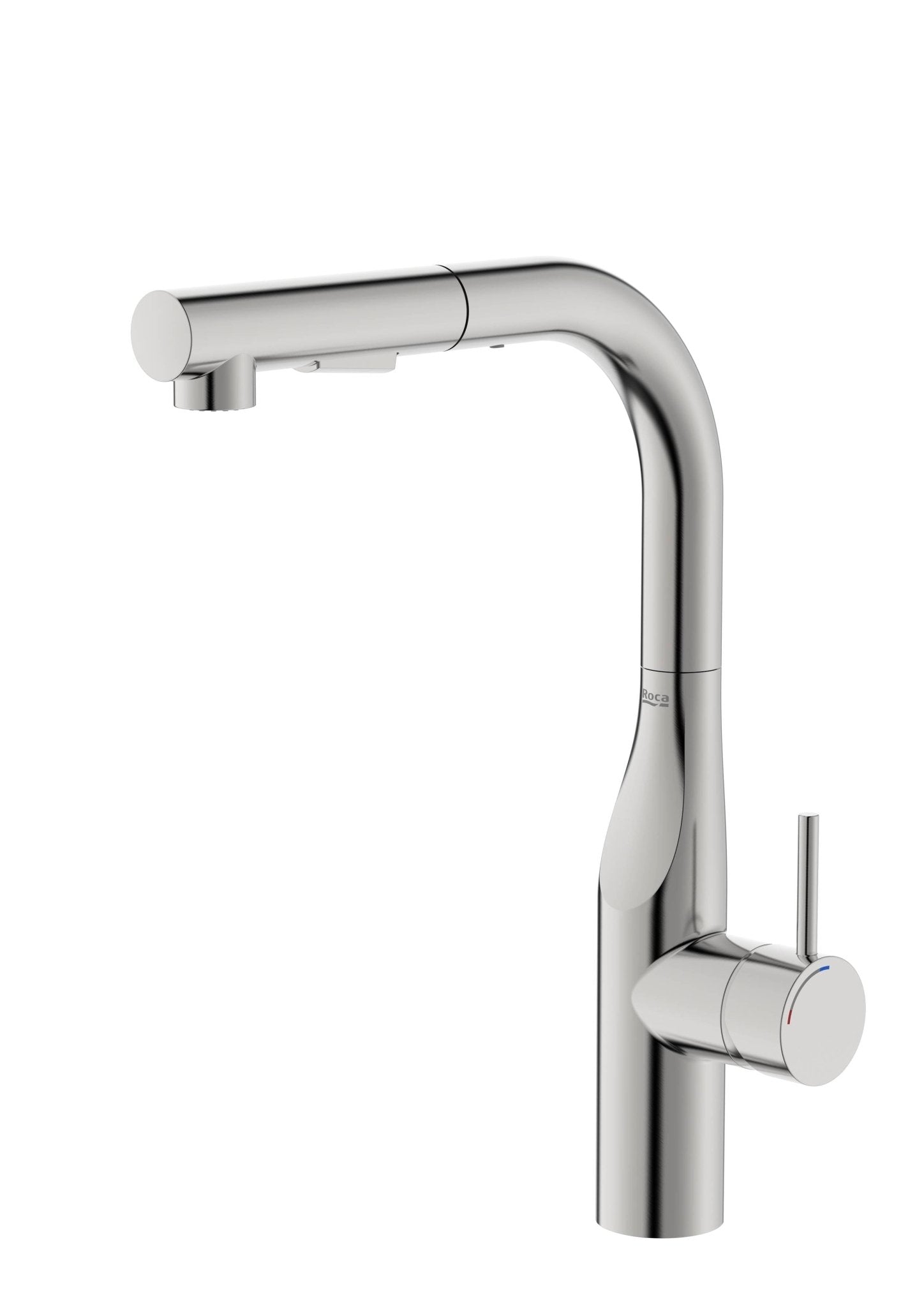 Glera Grifería para cocina con caño recto giratorio y ducha extraíble de 2 funciones. Cold Start Ref: A5A854DSM0 - BricoandPool