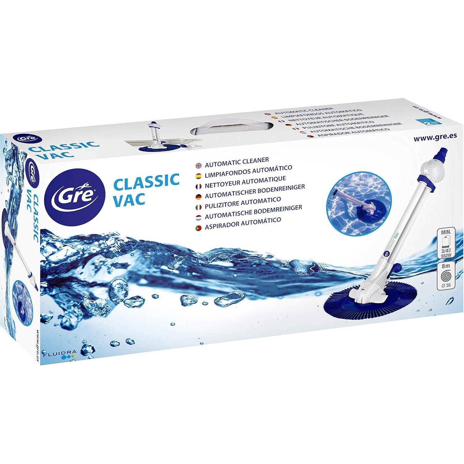 Gre - Classic Vac Limpiafondos automático para piscina - BricoandPool