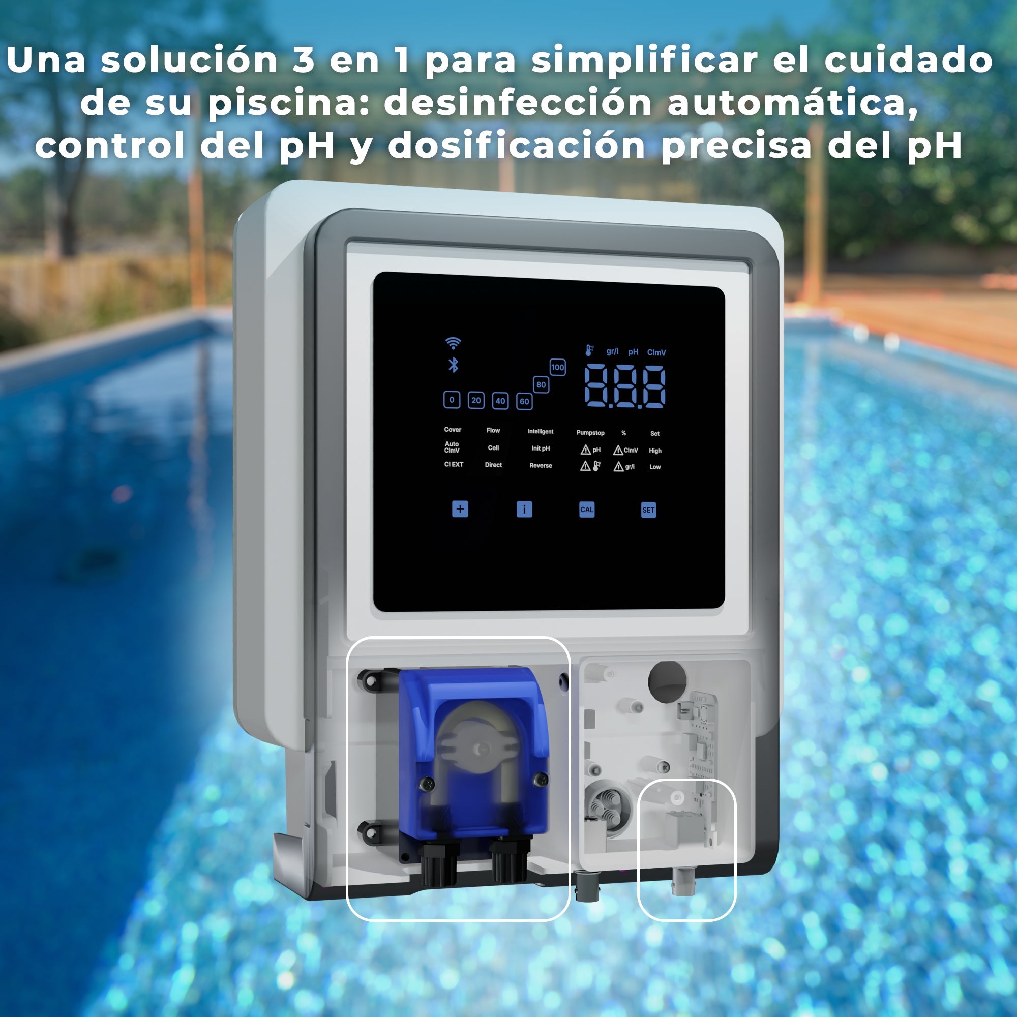 Gre - Clorador salino con control pH para piscinas - BricoandPool