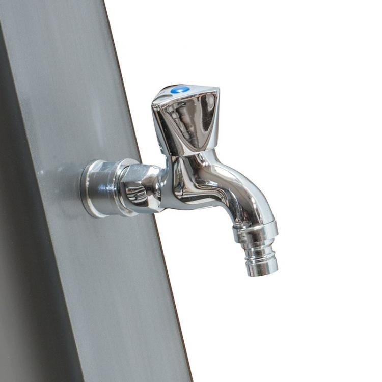 Gre - Ducha solar 35 litros PVC Frontal Silver - BricoandPool