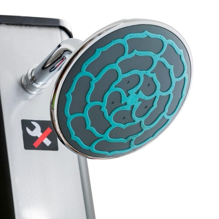 Gre - Ducha solar 35 litros PVC Frontal Silver - BricoandPool