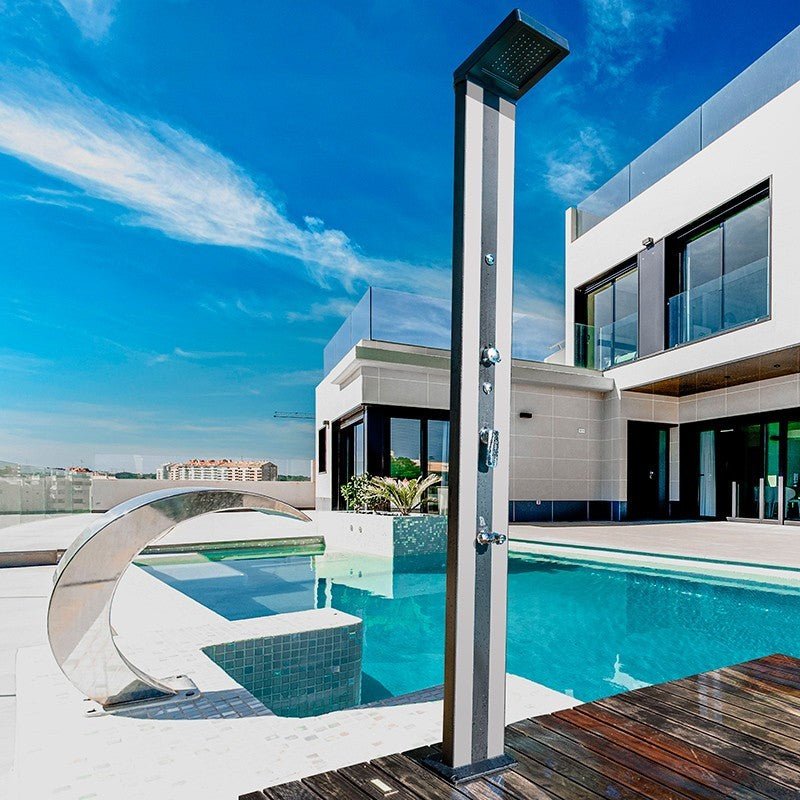 Gre - Ducha solar aluminio Premium 38 litros - BricoandPool