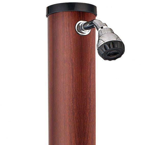 Gre - Ducha solar de 20 litros PVC aspecto madera AR1020W - BricoandPool