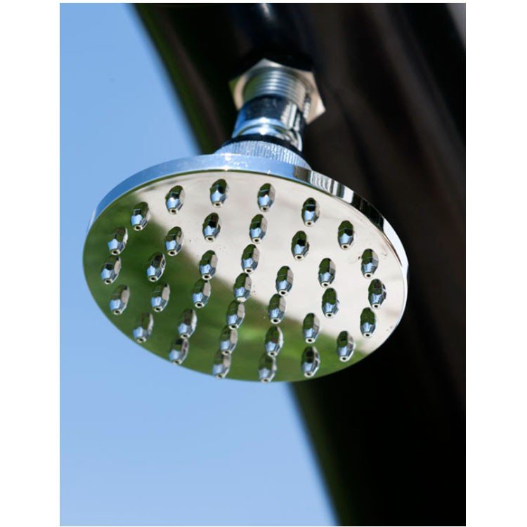 Gre - Ducha solar de jardín curvada con monomando 22L - BricoandPool