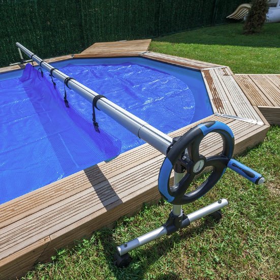GRE - Enrollador Aluminio de Cubiertas Piscinas Enterradas - BricoandPool