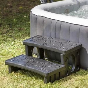 Gre - Escalera para SPA de 2 peldaños SPAL2 - BricoandPool