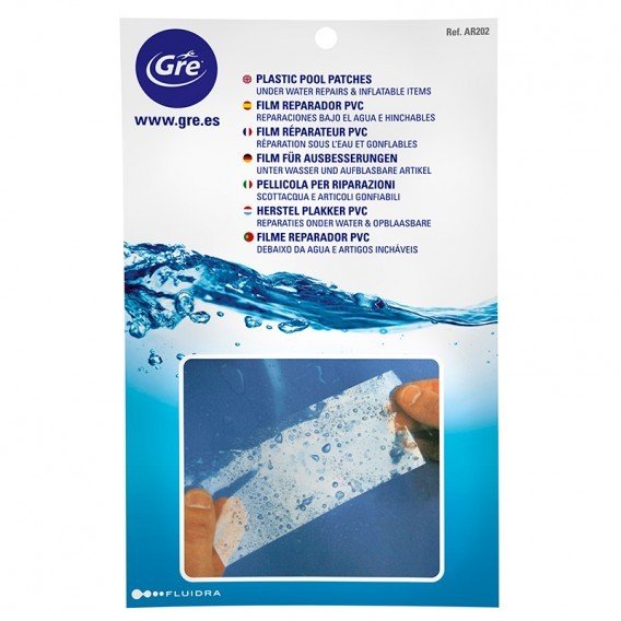 Gre - Film reparador de PVC para liner de piscina AR202 - BricoandPool