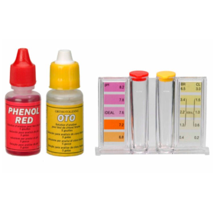 Gre - Kit de análisis cloro/bromo + pH (Oto/Phenol) 90180 - BricoandPool