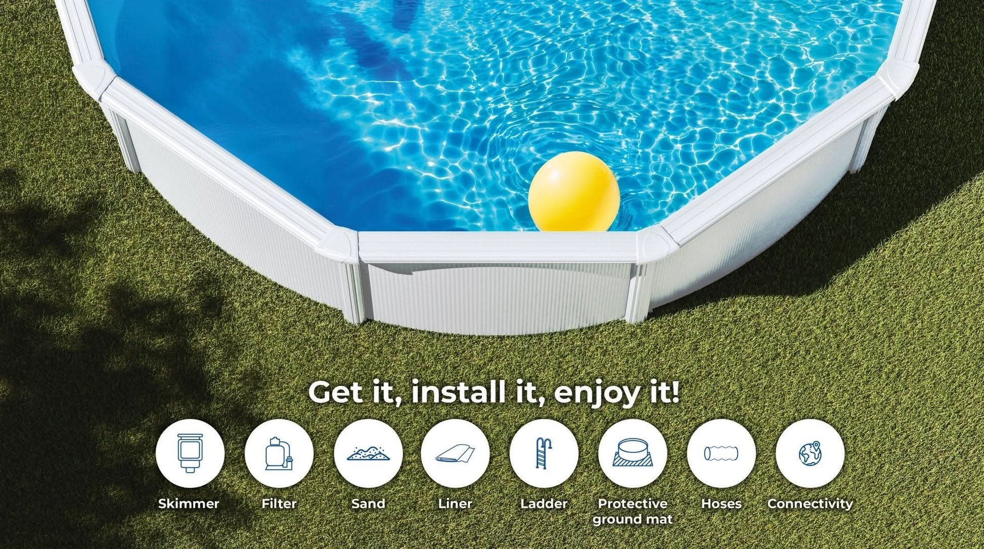 Gre - Piscina Bora Bora Ovalada - BricoandPool