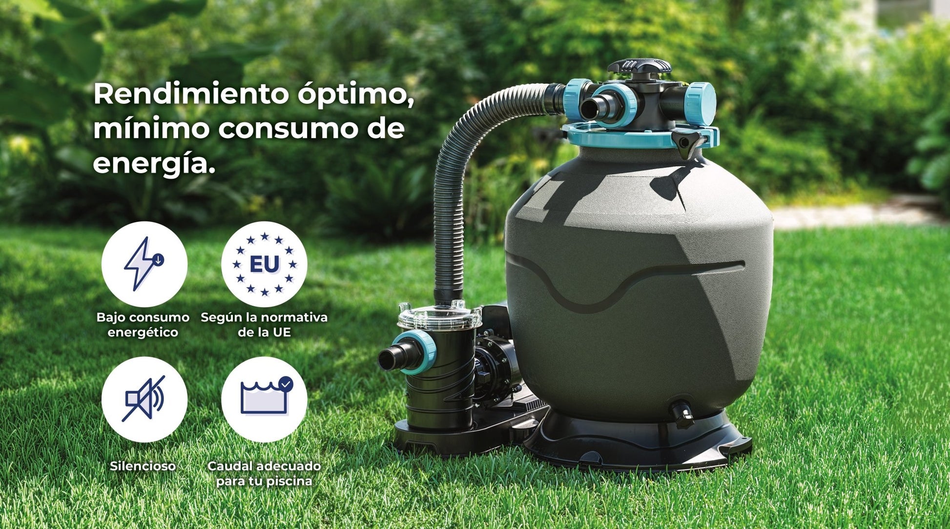 Gre - Piscina de madera Safran 2 ovalada 620x395x136 - BricoandPool