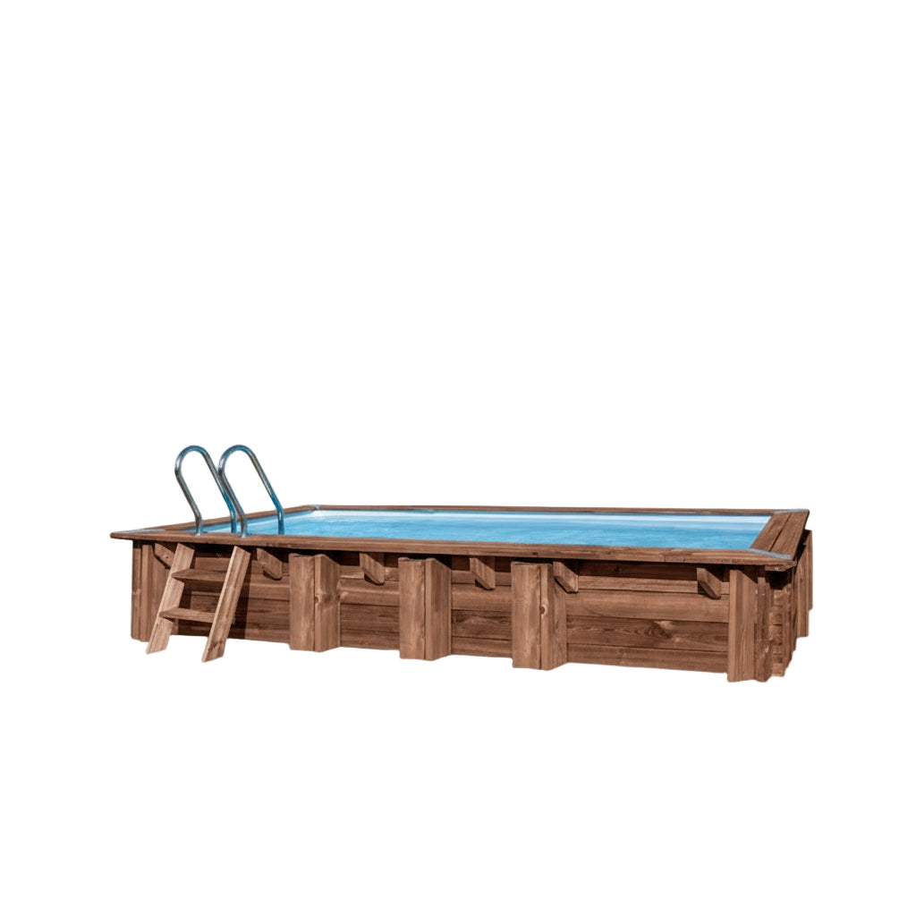 Gre - Piscina de madera Sunbay Mango 618x320x130 - BricoandPool