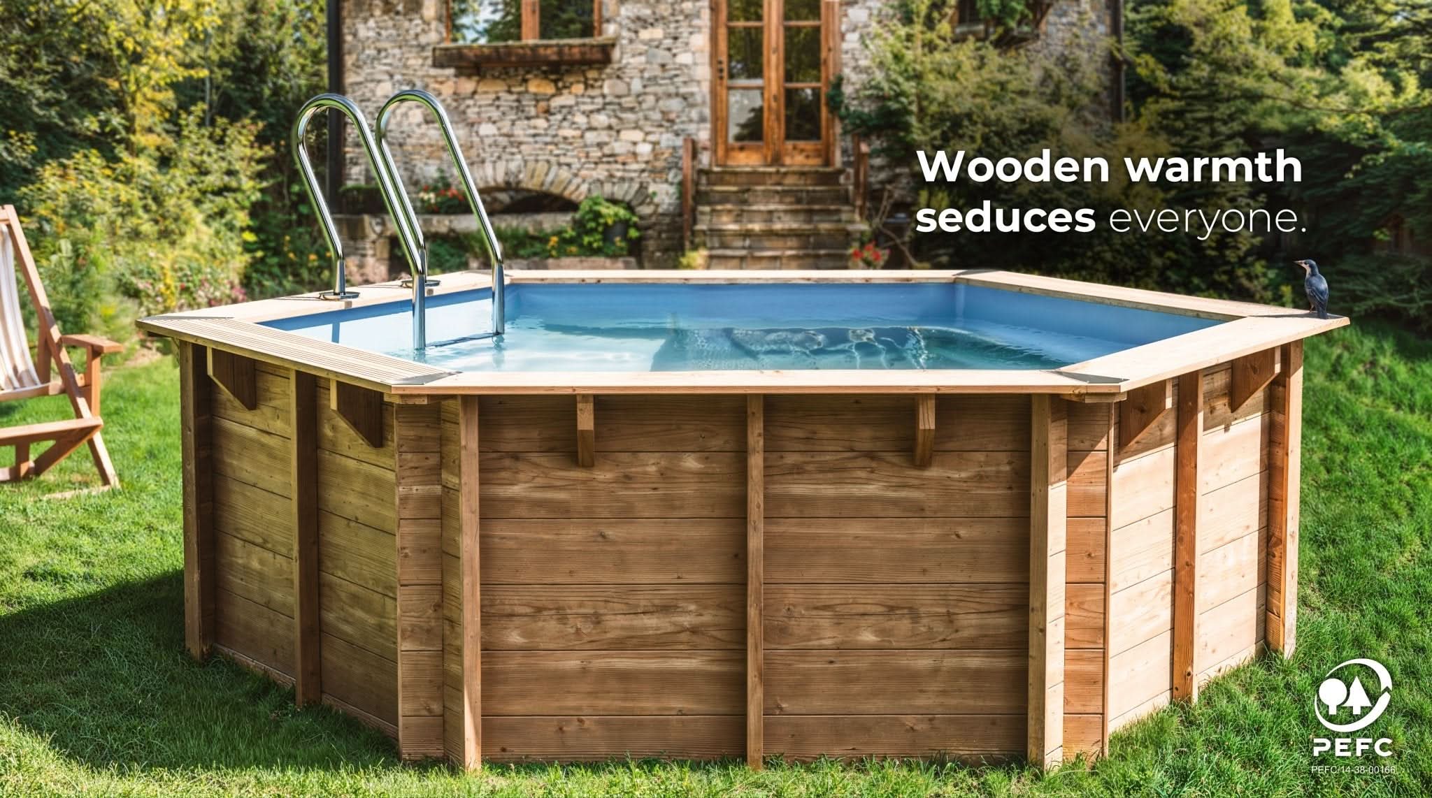 Gre - Piscina de madera Sunbay Vanille 2 400x119 - BricoandPool