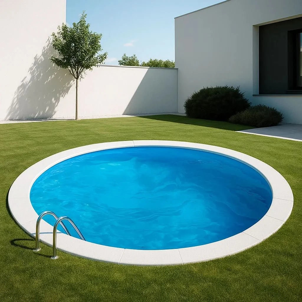 Gre - Piscina enterrada Sumatra circular en kit - BricoandPool