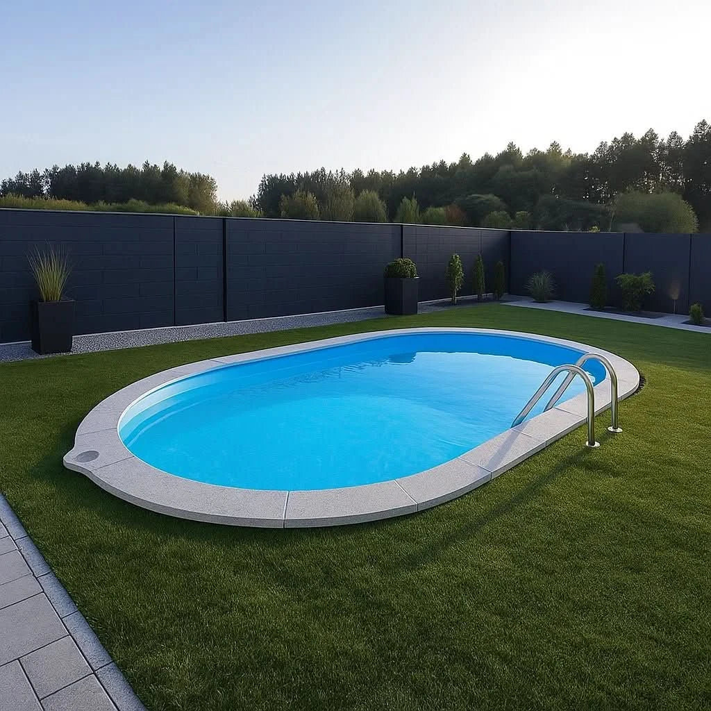 Gre - Piscina enterrada Sumatra ovalada en kit - BricoandPool