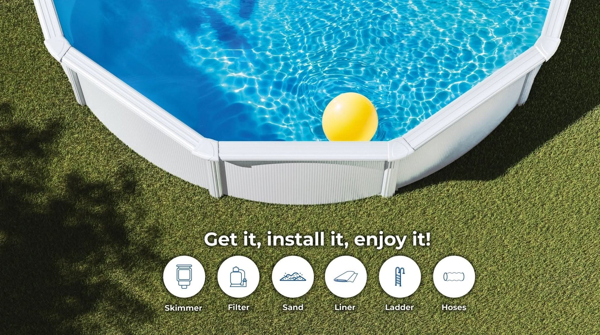 Gre - Piscina Fidji circular - BricoandPool