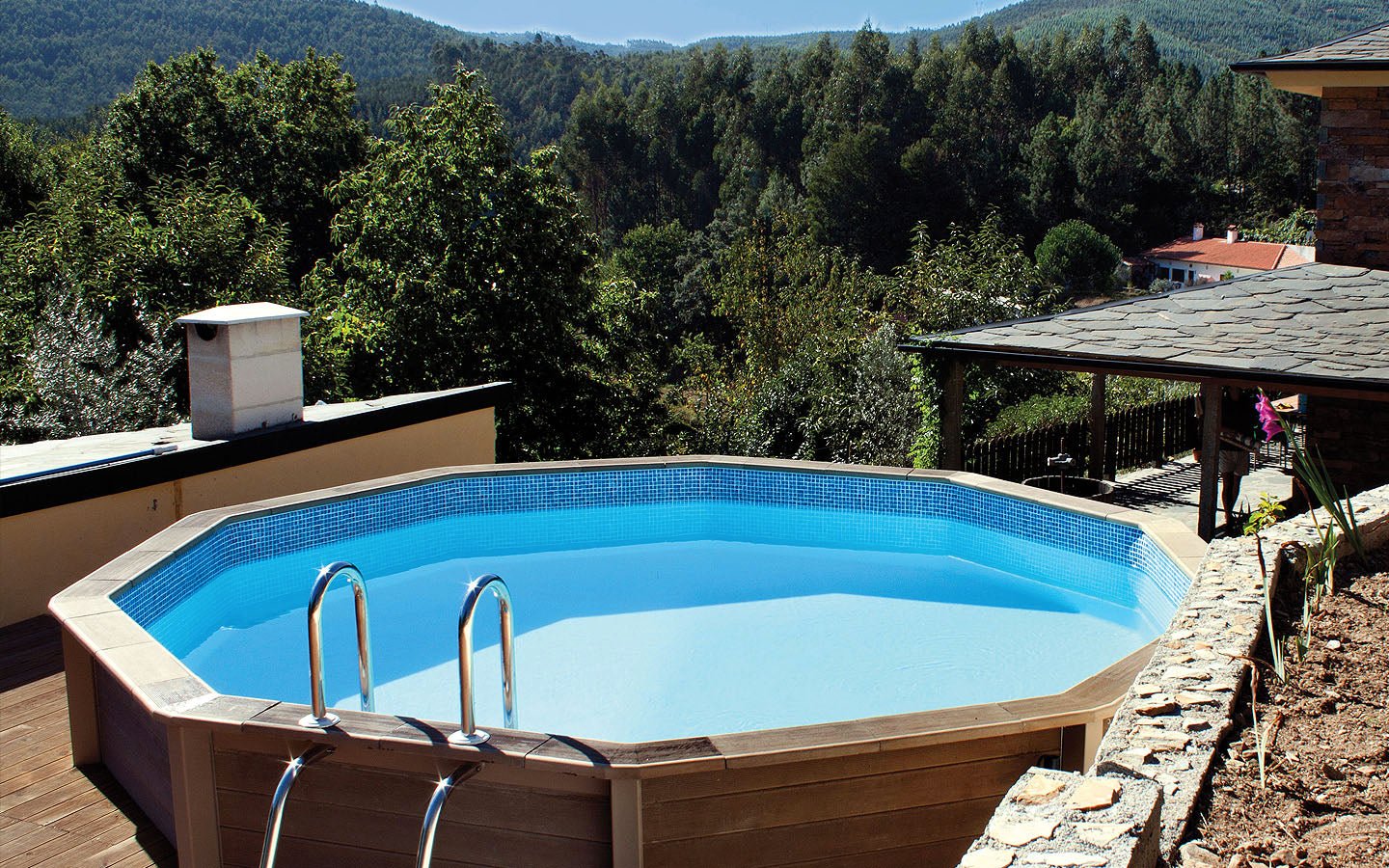 Gre - Piscina Naturalis Decagonal 493x472 cm - BricoandPool