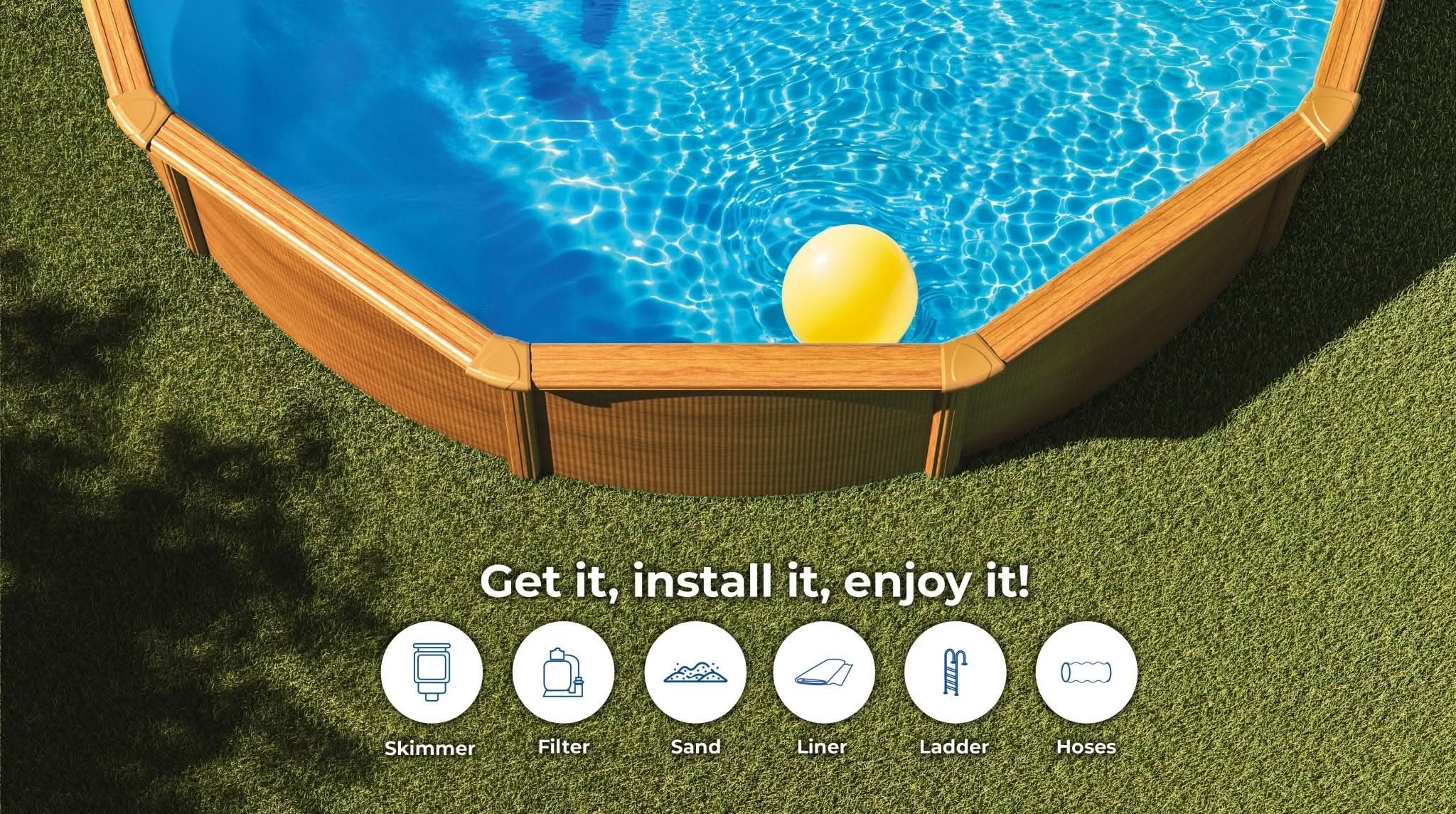 Gre - Piscina Sicilia Ovalada - BricoandPool