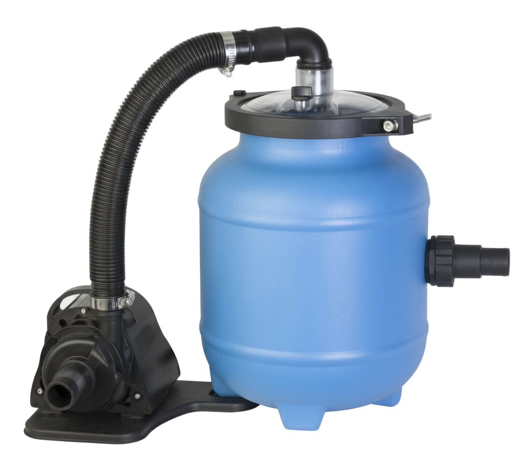 Gre - Piscina Wet ovalada chapa blanca depuradora - BricoandPool